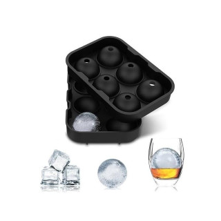 Silikónové formy na ľadové kocky - 6 veľkých gúľ