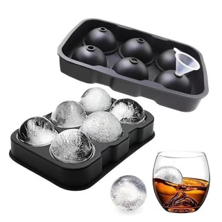 Silikónové formy na ľadové kocky - 6 veľkých gúľ