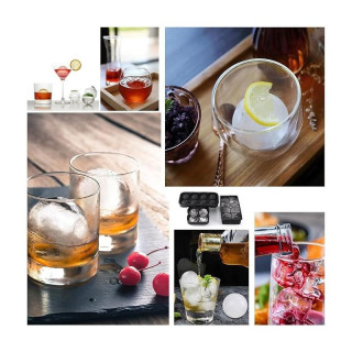 Silikónové formy na ľadové kocky - 6 veľkých gúľ