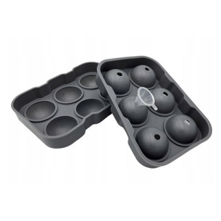 Silikónové formy na ľadové kocky - 6 veľkých gúľ