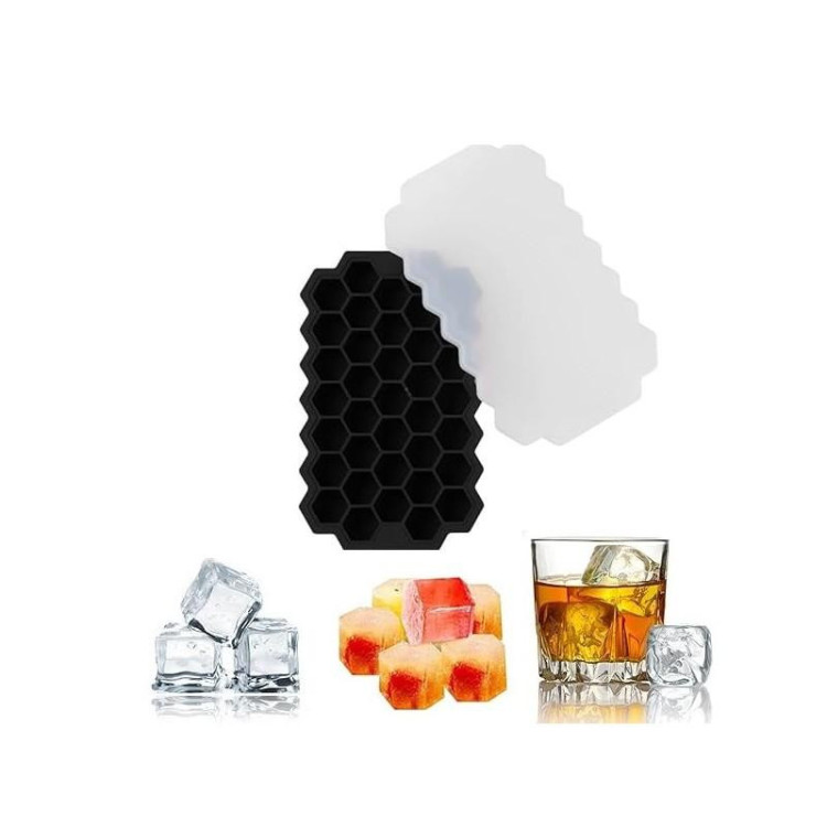 Silikónová forma na ľadové kocky - 37 osemhranných kociek