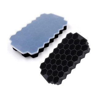 Silikónová forma na ľadové kocky - 37 osemhranných kociek