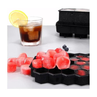 Silikónová forma na ľadové kocky - 37 osemhranných kociek