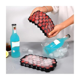 Silikónová forma na ľadové kocky - 37 osemhranných kociek