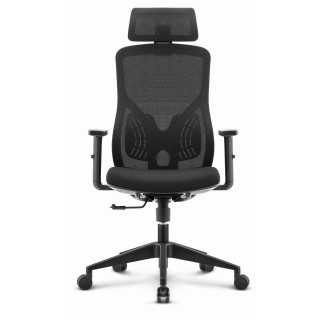 Pisarniški črn ergonomski stol HELLS CHAIR HC-1050