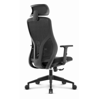 Pisarniški črn ergonomski stol HELLS CHAIR HC-1050