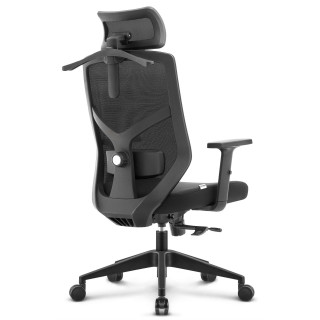 Črn pisarniški stol iz blaga HELLS CHAIR HC- 1052