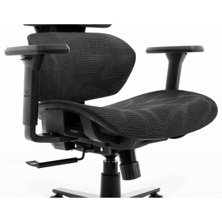 Ergonomski črn fotelj HELLS CHAIR HC-1010