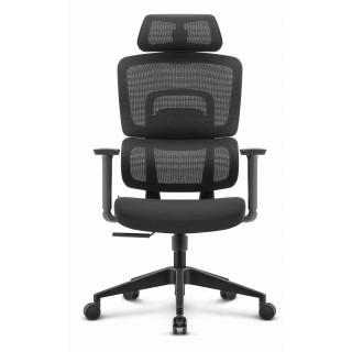 Črn pisarniški stol HELLS CHAIR HC-1051