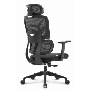 Črn pisarniški stol HELLS CHAIR HC-1051