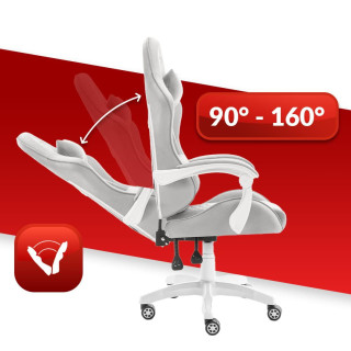 Sivo-bel igralni stol HELLS CHAIR HC- 1000