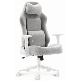 Sivo-bel gaming stol HELLS CHAIR HC-1009