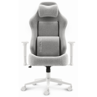 Sivo-bel gaming stol HELLS CHAIR HC-1009