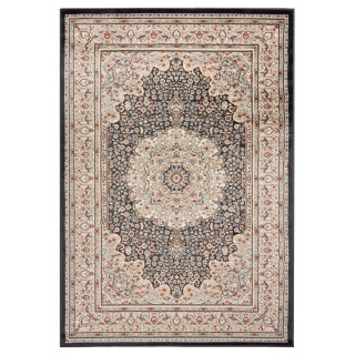 Preproga v vintage stilu v sivi barvi