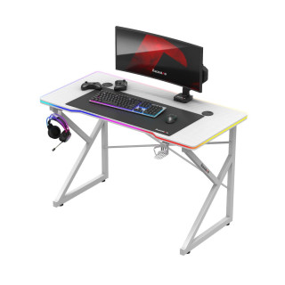 Igralna bela miza Huzaro HERO 1.7 RGB WHITE