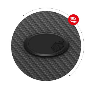 Črna igralna miza Huzaro HERO 4.8 RGB