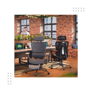 Siv ergonomski fotelj Mark Adler EXPERT 7.9 GREY