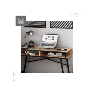 Pisalna miza s policami Mark Adler LEADER 4.2