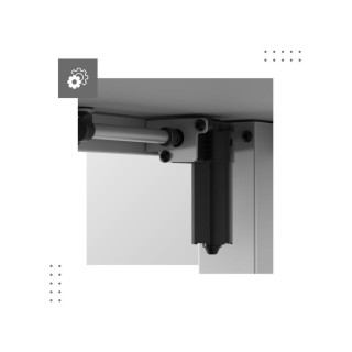 Bela električna miza Mark Adler LEADER 7.4 WHITE