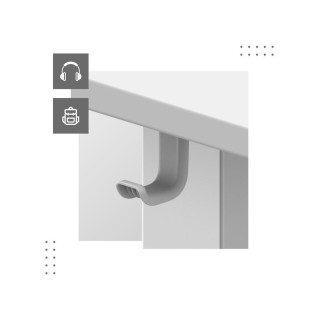 Bela električna miza Mark Adler LEADER 7.4 WHITE