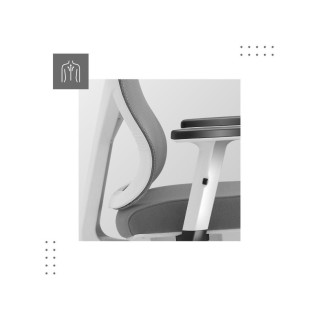 Bel ergonomski stol Mark Adler MANAGER 3.3 WHITE