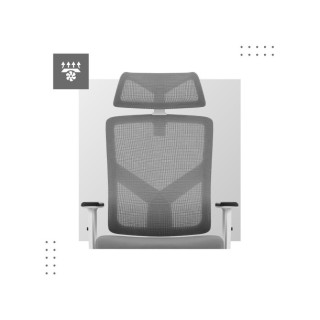 Bel ergonomski stol Mark Adler MANAGER 3.3 WHITE