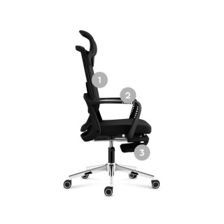 Ergonomski črn fotelj Mark Adler MANAGER 3.6 BLACK
