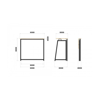 Zložljiva pisalna miza Mark Adler LEADER 1.5