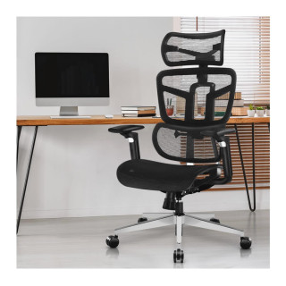 Ergonomski črn fotelj Mark Adler EXPERT 9.5 BLACK