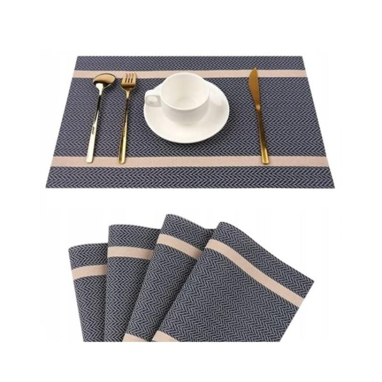 Temno modra pravokotna namizna podloga