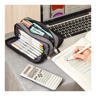 Temno siva velika triprekatna peresnica