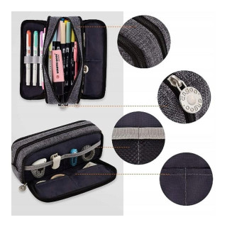 Temno siva velika triprekatna peresnica