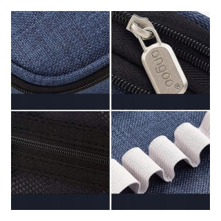 Dvokomorna velika peresnica v temno modri barvi