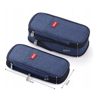 Dvokomorna velika peresnica v temno modri barvi