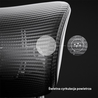 Ergonomski črn stol Diablo V-Light