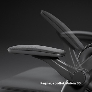 Ergonomski črn stol Diablo V-Light