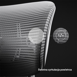 Siv ergonomski stol Diablo V-Light