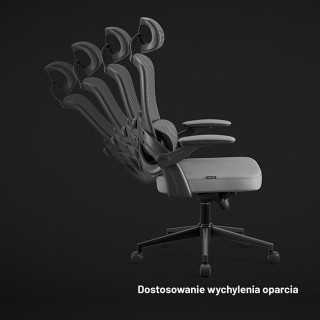 Siv ergonomski stol Diablo V-Light