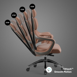 Rjav pisarniški stol Diablo V-Modular