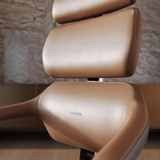 Rjav pisarniški stol Diablo V-Modular