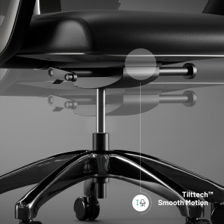 Črn pisarniški stol Diablo V-Modular