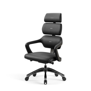 Črn pisarniški stol Diablo V-Modular