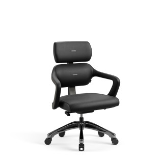 Črn pisarniški stol Diablo V-Modular