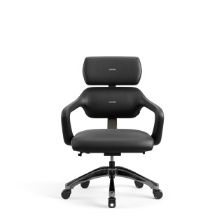 Črn pisarniški stol Diablo V-Modular