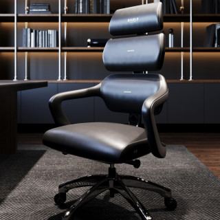 Črn pisarniški stol Diablo V-Modular