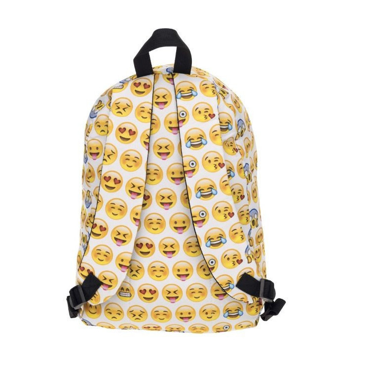 Eleganten bel nahrbtnik s pisanimi smeški za ženske