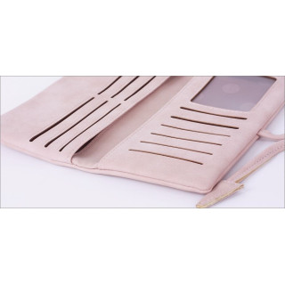 Ženska denarnica v črni barvi z vezavo