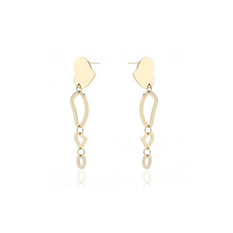 Viseči uhani iz kirurškega jekla