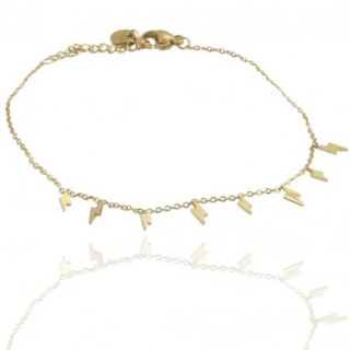 Ženska zapestnica zlate barve