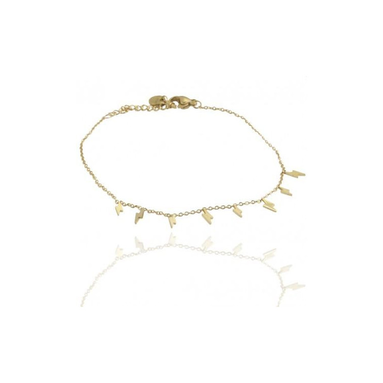 Ženska zapestnica zlate barve